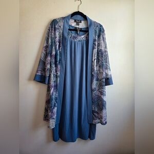 Dress & Cardigan Set NWOT Plus Size